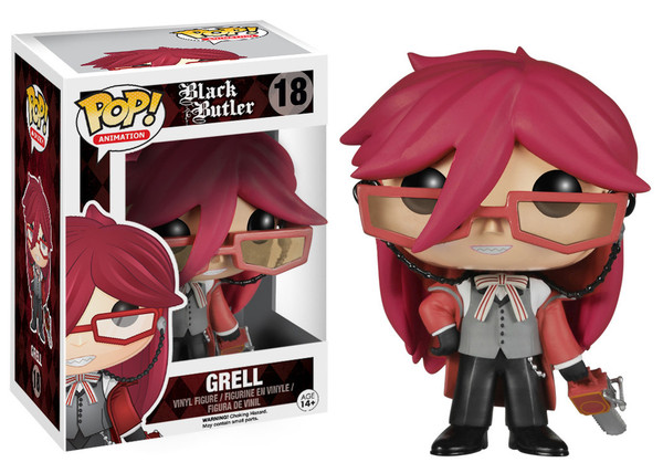 Grell Sutcliff, Kuroshitsuji, Funko Toys, Pre-Painted