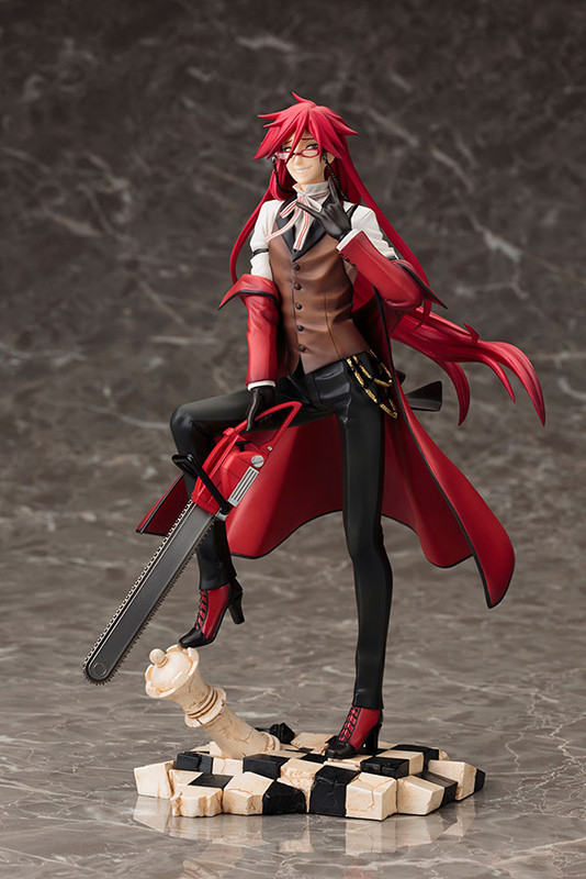 Grell Sutcliff, Kuroshitsuji ~Book Of Circus~, Kotobukiya, Pre-Painted, 1/8, 4924054783717