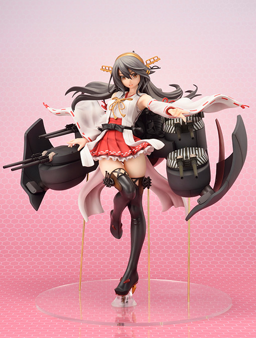 Haruna (Kai Ni), Kantai Collection ~KanColle~, Amakuni, Hobby Japan, Pre-Painted, 1/7, 4981932509242
