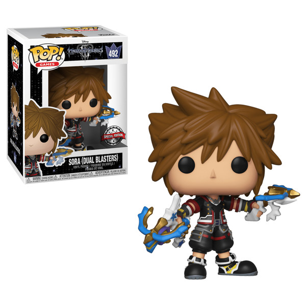 Sora (Dual Blasters), Kingdom Hearts III, Funko Toys, GameStop, Pre-Painted