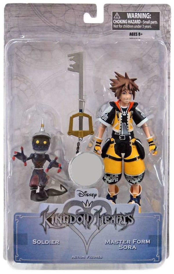 Sora (Master Form), Kingdom Hearts II, Diamond Select Toys, Action/Dolls