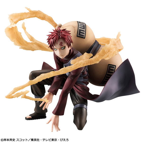 Gaara, Naruto Shippuuden, MegaHouse, Pre-Painted, 1/8, 4530430243013