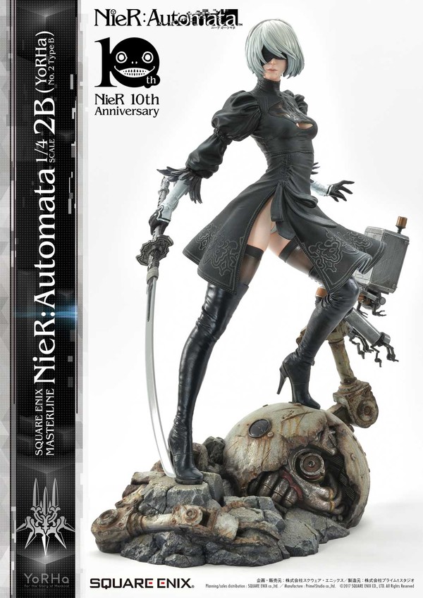 Pod 042, YoRHa No.2 Type B, NieR: Automata, Prime 1 Studio, Square Enix, Pre-Painted, 1/4, 4988601353359