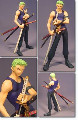 Roronoa Zoro, One Piece, MegaHouse, Pre-Painted, 1/8, 4535123710117