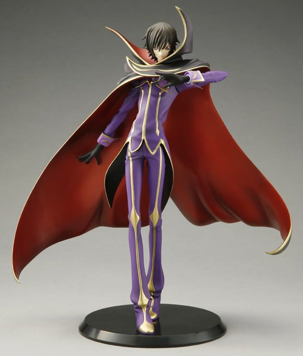 Lelouch Lamperouge, Zero (Zero), Code Geass - Hangyaku No Lelouch R2, MegaHouse, Pre-Painted, 1/8, 4535123809637