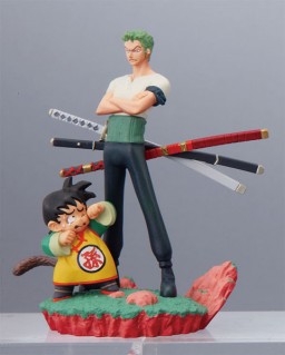 Roronoa Zoro, Son Gohan (DBZxOP Capsule Neo Weekly Shonen Jump 40th Anniversary), Dragon Ball Z, One Piece, MegaHouse, Trading