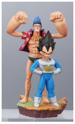 Franky, Vegeta (DBZxOP Capsule Neo Weekly Shonen Jump 40th Anniversary), Dragon Ball Z, One Piece, MegaHouse, Trading