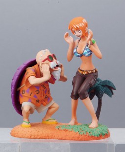 Muten Roshi, Nami (DBZxOP Capsule Neo Weekly Shonen Jump 40th Anniversary), Dragon Ball Z, One Piece, MegaHouse, Trading