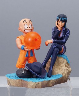 Kuririn, Nico Robin (DBZxOP Capsule Neo Weekly Shonen Jump 40th Anniversary), Dragon Ball Z, One Piece, MegaHouse, Trading