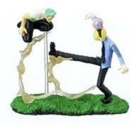 Roronoa Zoro, Sanji (3D Trading Figure), One Piece, MegaHouse, Trading