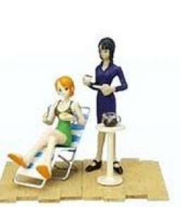 Nami, Nico Robin (3D Trading Figure), One Piece, MegaHouse, Trading