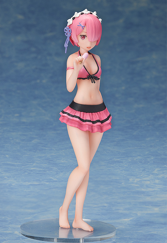 Ram (Swimsuit), Re:Zero Kara Hajimeru Isekai Seikatsu, FREEing, Pre-Painted, 1/12, 4571245297266