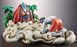 Jinbei, Monkey D. Luffy (Marineford Part Two), One Piece, MegaHouse, Trading