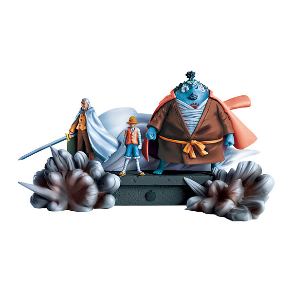 Jinbei, Monkey D. Luffy, Silvers Rayleigh, One Piece, MegaHouse, Trading