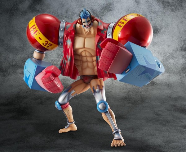 Franky (Timeskip), One Piece, MegaHouse, Pre-Painted, 1/8, 4530430184545