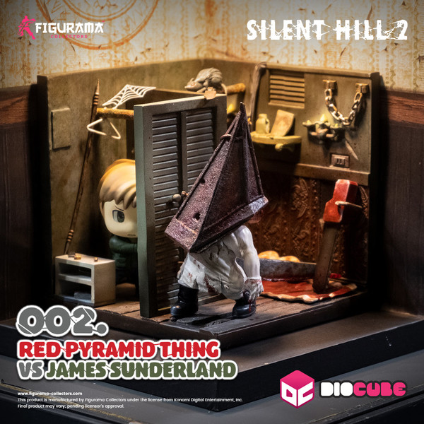 Bubble Head Nurse, James Sunderland, Red Pyramid Thing, Silent Hill 2, Figurama Collectors, Pre-Painted
