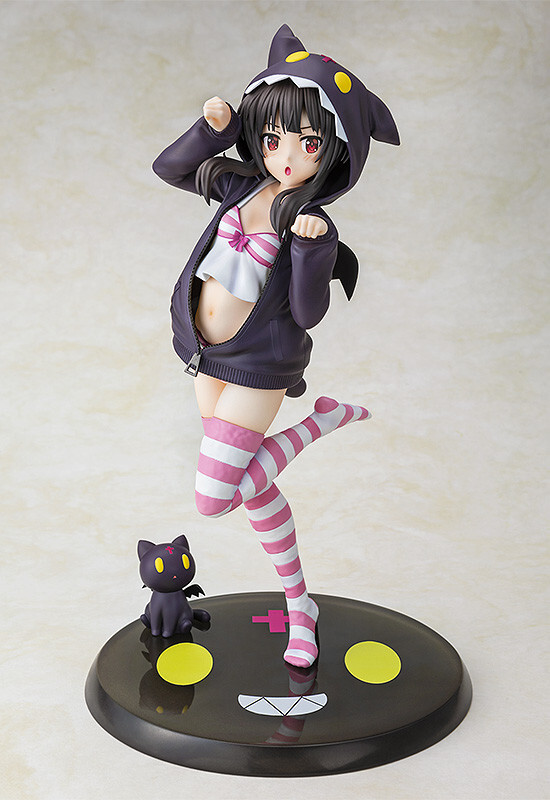 Chomusuke, Megumin (Hoodie☆Look Chomusuke), Kono Subarashii Sekai Ni Shukufuku O!, Chara-Ani, Kadokawa, Pre-Painted, 1/7, 4935228529032