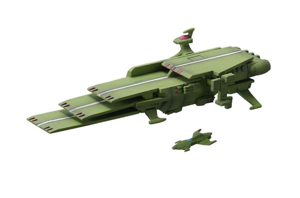 3-story Mother Carrier W/ Gamiras Fighter (1st), Uchuu Senkan Yamato!, MegaHouse, Trading, 4535123814815