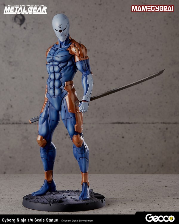 Cyborg Ninja, Metal Gear Solid, Gecco, Mamegyorai, Pre-Painted, 1/6, 4589962556917