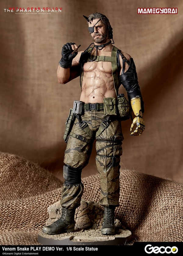 Venom Snake (Play Demo), Metal Gear Solid V: The Phantom Pain, Gecco, Mamegyorai, Pre-Painted, 1/6, 4589962557075