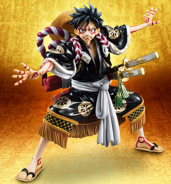 Monkey D. Luffy (Saien), One Piece, MegaHouse, Pre-Painted, 1/8, 4530430243730