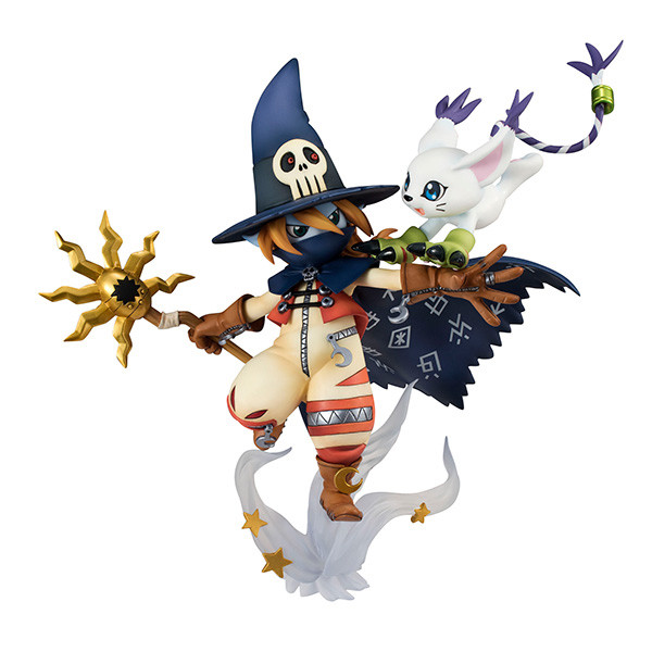 Tailmon, Wizarmon, Digimon Adventure, MegaHouse, Pre-Painted, 1/10, 4535123820106