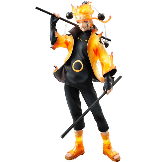 Uzumaki Naruto (Rikudou Sennin Mode), Naruto Shippuuden, MegaHouse, Pre-Painted, 1/8, 4530430217380