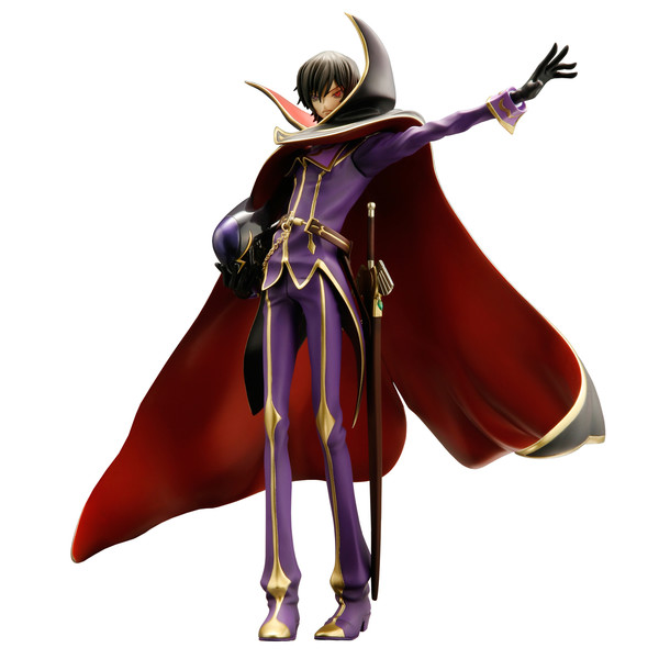 Kururugi Suzaku, Lelouch Lamperouge, Zero (Zero, 10th Anniversary), Code Geass - Hangyaku No Lelouch R2, MegaHouse, Pre-Painted, 1/8, 4535123821936