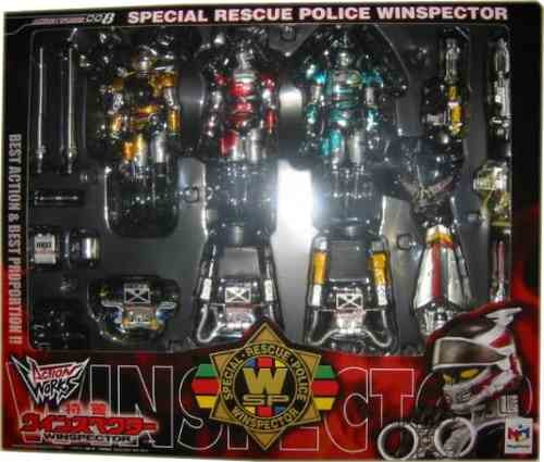 Bycle, Fire, Walter (Action Works), Tokkei Winspector, MegaHouse, Action/Dolls, 1/15