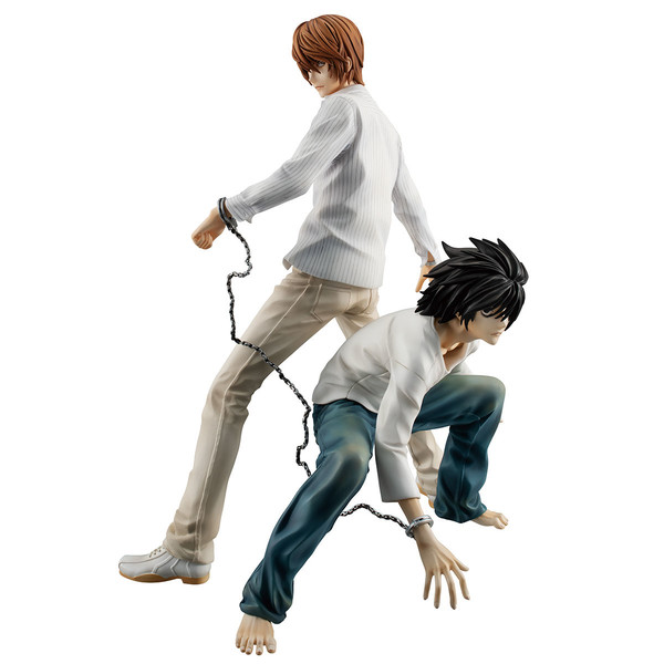 L, Yagami Light, Death Note, MegaHouse, Pre-Painted, 4535123826542