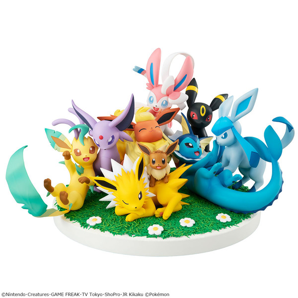 Booster, Bracky, Eievui, Eifie, Glacia, Leafia, Nymphia, Showers, Thunders, Pocket Monsters, MegaHouse, Pre-Painted, 4535123827419