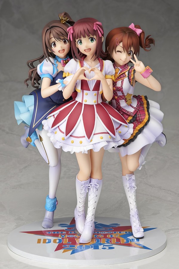 Amami Haruka, Kasuga Mirai, Shimamura Uzuki (10th Memorial Figure), THE IDOLM@STER (TV Animation), THE IDOLM@STER Cinderella Girls, THE IDOLM@STER Million Live!, Aniplex, Stronger, Pre-Painted, 1/8, 4534530810229