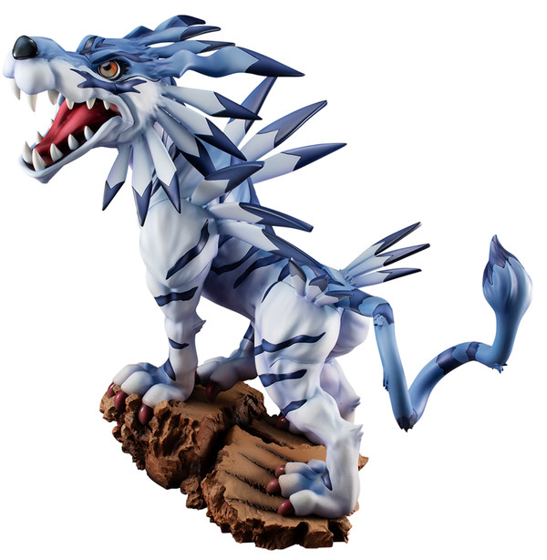 Garurumon (Battle), Digimon Adventure, MegaHouse, Pre-Painted, 4535123833359