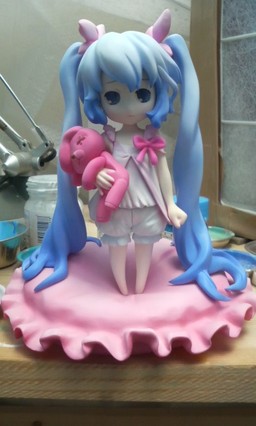 Hatsune Miku, Miku, Vocaloid, Individual sculptor, Garage Kit