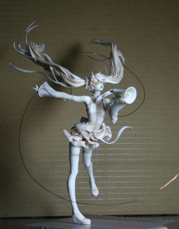 Hatsune Miku, Miku, Vocaloid, Individual sculptor, Garage Kit, 1/8