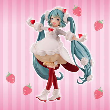 Miku Hatsune (Hatsune Miku Strawberry Shortcake), Miku, Vocaloid, FuRyu, Pre-Painted