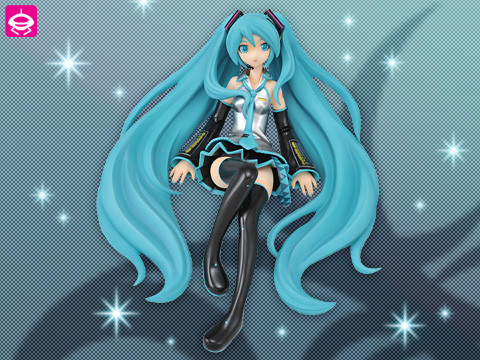 Hatsune Miku (Angel Breeze), Vocaloid, SEGA, Pre-Painted