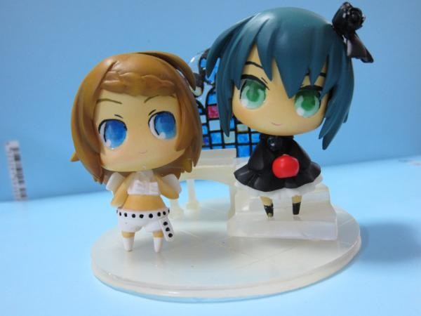Hatsune Miku, Kagamine Rin (SD, Himitsuna Kankei), Vocaloid, Arti Gate, Garage Kit