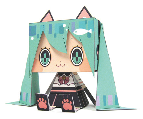 Hatsune Miku (Nyanko), Vocaloid, Cospa, Model Kit, 4531894494942
