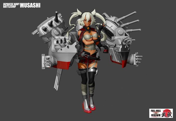 Musashi, Kantai Collection ~Kan Colle~, Aura Design, Garage Kit