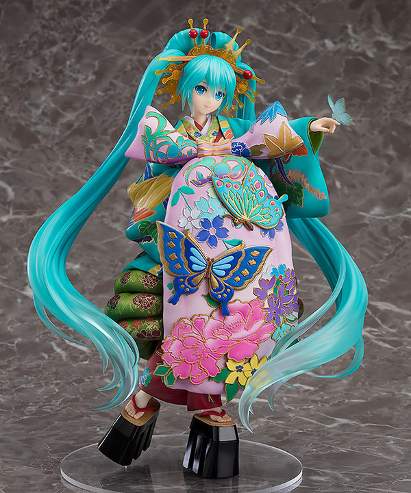 Hatsune Miku (Chokabuki Kuruwa Kotoba Awase Kagami), Vocaloid, Good Smile Company, Pre-Painted, 1/7, 4580416940818