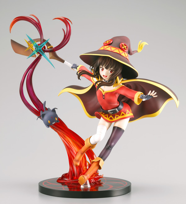 Chomusuke, Megumin (Explosion Magic), Eiga Kono Subarashii Sekai Ni Shukufuku O! Kurenai Densetsu, Sol International, Surfers’ Paradise, Pre-Painted, 1/7, 4562135400378