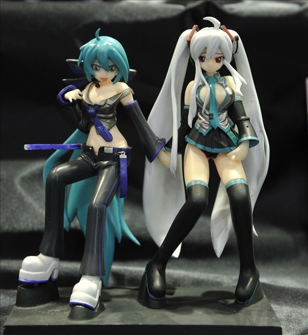 Hatsune Miku, Yowane Haku (Hatsune Miku and Yowane Haku Change＼(^o^)／), Vocaloid, Gakeppucchi Kikaku, Garage Kit