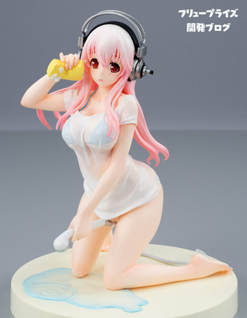 Sonico (Bathroom Cleaning Time), Super Sonico The Animation, FuRyu, Pre-Painted
