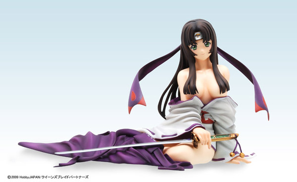 Tomoe (2P color), Queen's Blade, Griffon Enterprises, Pre-Painted, 1/7