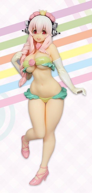 Sonico (Summer Green Princess), Super Sonico The Animation, FuRyu, Pre-Painted