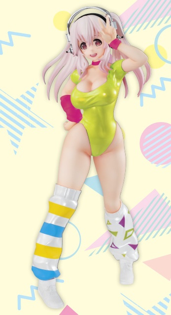 Sonico (80's Green), Super Sonico The Animation, FuRyu, Pre-Painted