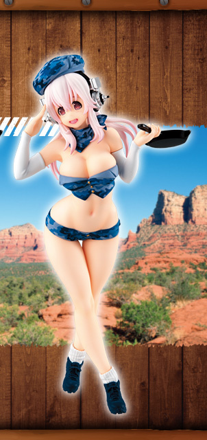 Sonico (Military), Super Sonico The Animation, FuRyu, Pre-Painted