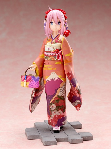 Nadeshiko Kagamihara (Kagamihara Nadeshiko Furisode), Yuru Camp△, FuRyu, Pre-Painted, 1/7