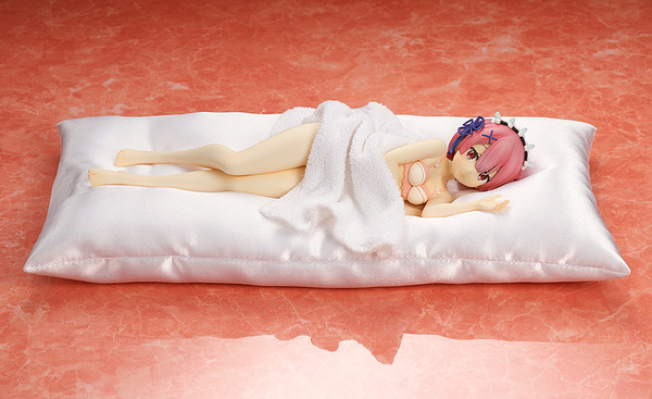 Ram (Sleep Sharing, Pink Lingerie), Re:Zero Kara Hajimeru Isekai Seikatsu, Kadokawa, Good Smile Company, Pre-Painted, 1/7, 4935228319350